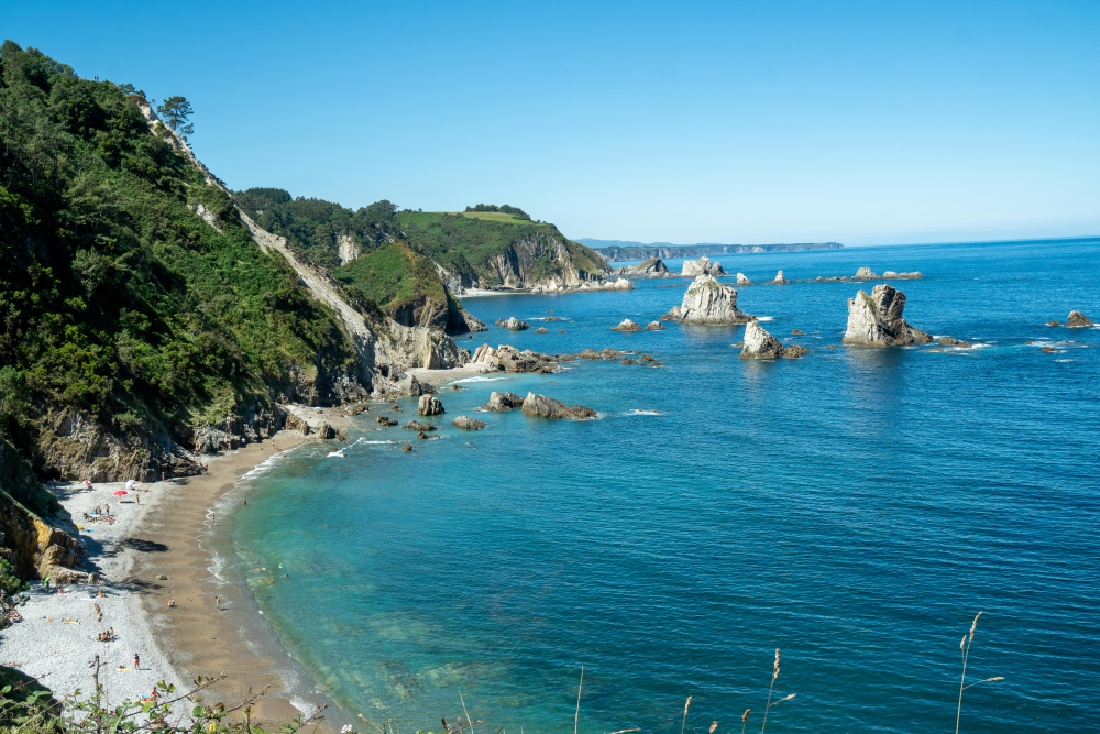 Asztúriai tengerpart kisebb